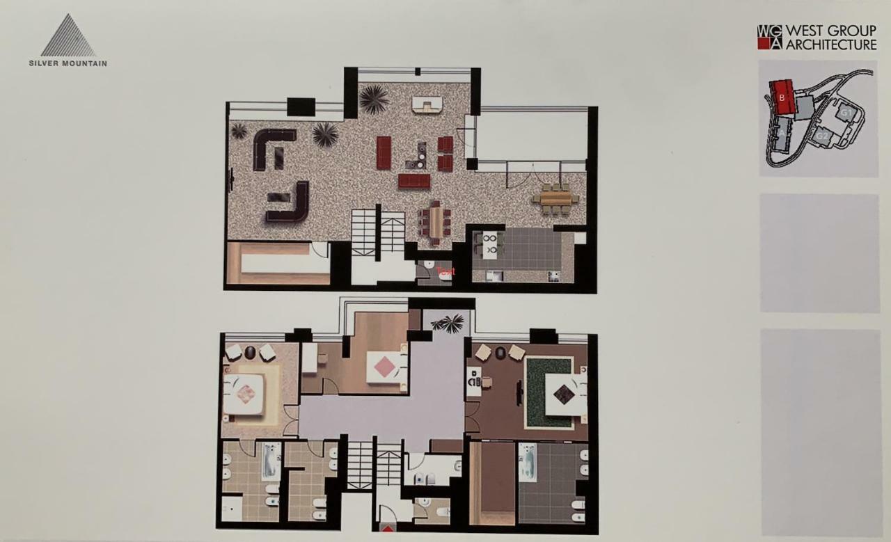 A50 Cape Town Penthouse - Silver Mountain Пояна-Брашов Экстерьер фото